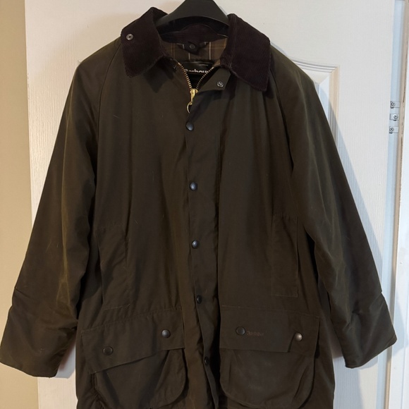 Barbour Beaufort waxed cotton jacket with liner XL - Picture 1 of 16
